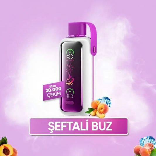 Juicy Peach Ice Star 20000 PUFF puf vozol
