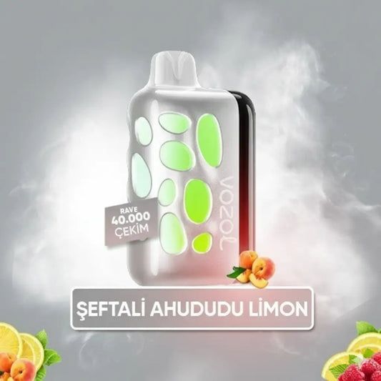 Peach Raspberry Lemonade Rave 40000 PUFF puf vozol