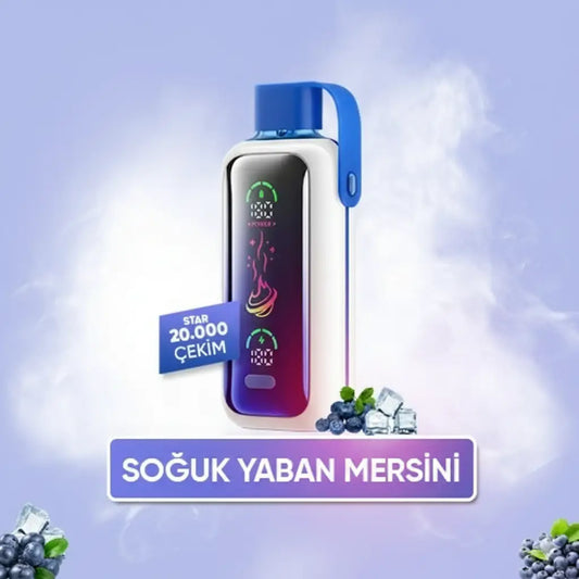 Blue Razz Ice Star 20000 PUFF puf vozol