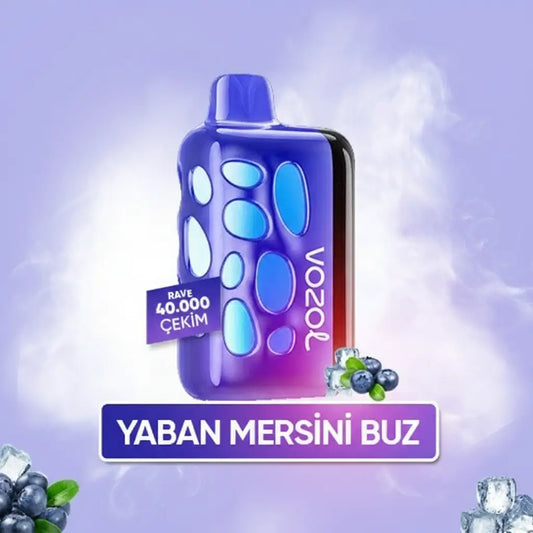 Blueberry Ice Rave 40000 PUFF puf vozol