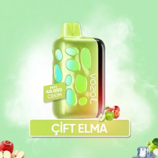 Double Apple Rave 40000 PUFF puf vozol
