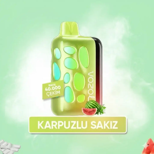 Watermelon Bubblegum Rave 40000 PUFF puf vozol